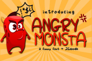 Angry Monsta: The Handwritten Display Font for Playful Branding