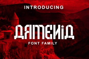 Armenia Typeface: Elevate Brand Identity with Old Russian Style Display Fonts