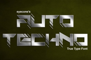 Auto Techno Typeface: A Designer’s Take on Modern Brand Identity