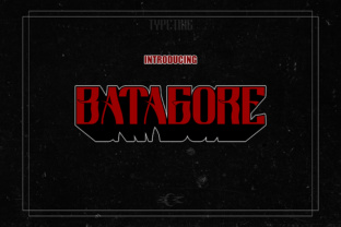 Batagore: The Bold Display Font for Standout Editorial Design
