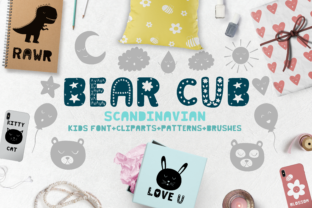 Bear Cub: A Playful Display Typeface for Creative Branding