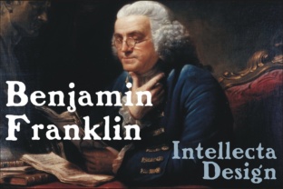 Benjamin Franklin: The Vintage Display Font for Handmade Brands