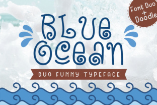 Blue Ocean: A Playful Display Typeface for Modern Editorial Design