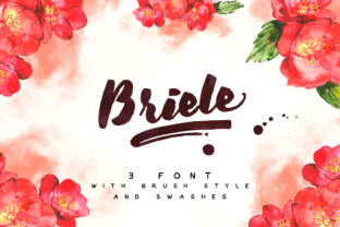Briele: The Premium Brush Font for Handmade Crafts