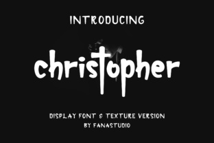 Christopher: The Scary Display Font for Bold Brand Identity