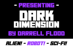 Dark Dimension: The Futuristic Display Font for Modern Digital Brands