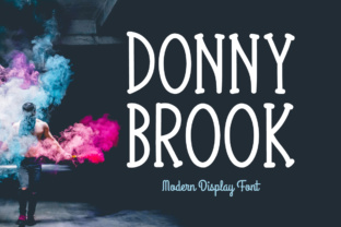 Donnybrook: A Handwritten Display Font for Creative Projects