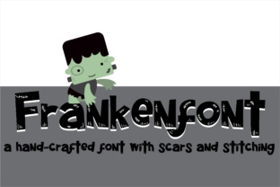 Frankenfont: The Blocky Display Typeface for Handmade Labels