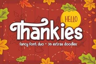 Hello Thankies: A Handwritten Display Font for Warm Branding