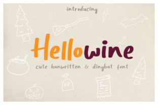 Hellowine: A Handwritten Display Font for Modern Web Design