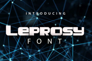 Leprosy: A Stunning Display Font for Bold Branding Projects