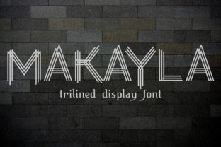 Makayla: The Geometric Display Font for Unique Branding