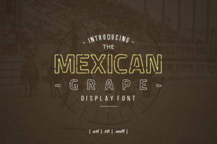 Mexican Grape: A Striking Display Font for Editorial Design