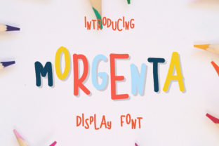 Morgenta: A Sweet Hand-Drawn Typeface for Editorial Design