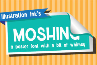 Moshing: A Whimsical Display Typeface for Modern Web Design
