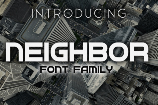 Neighbor Typeface: A Modern Display Font for Digital Branding