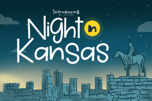 Night in Kansas: The Playful Display Font for Scroll-Stopping Campaigns