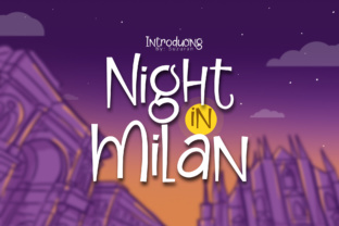 Night in Milan: The Striking Typeface for Memorable Branding
