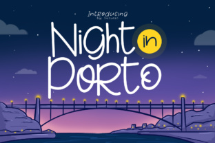 Night in Porto: The Playful Display Font for Handmade Creators