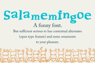 Salamemingoe: A Vibrant Display Font for Quirky Branding