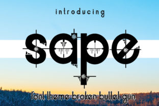 Sape Display Font for Bold Campaign Headlines
