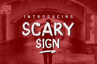 Scary Sign: A Bold Typeface for Dark Brand Identity