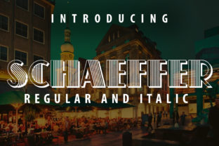 Schaeffer: The Retro Display Font for Modern Editorial Design