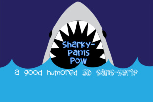 Sharkypants Pow Typeface for Bold Editorial Design
