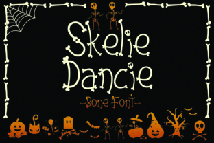 Skelie Dancie: A Spooky Display Font for Creative Makers