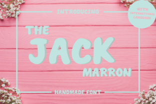 The Jack Marron: A Charming Display Font for Creative Projects