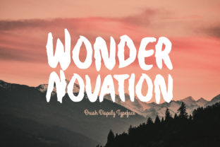Wonder Novation: The Ultimate Brush Font for Crafters and Sellers