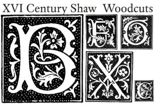 XVI Century Shaw Woodcuts: A Premium Display Typeface for Editorial Design
